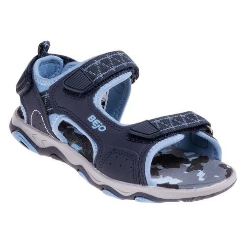 Bejo Childrens/Kids Alisi Moro Print Leather Sandals