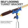 360Degree Rotatable Adjustable Fishing Rod Holders Self-Locking Fish Pole Bracket Ground Bank Fishing Rod Rack Stand Fish Pole Holder