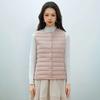 Autumn and Winter Women's Waistcoat Round Neck V-neck Lightweight Down Jacket Vest Duck Down Waistcoat