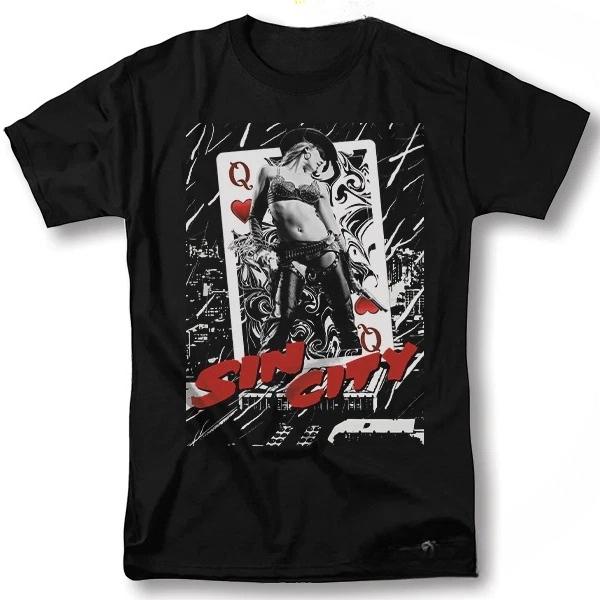 Sin City Shirt Classic Movie Jessica Alba Bruce Willis Vintage Graphic TShirt S