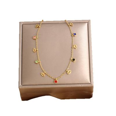 Chique RVS Zirkonia Sleutelbeenketting voor Dames - Stijlvolle, Eenvoudige, High-End Sieraden