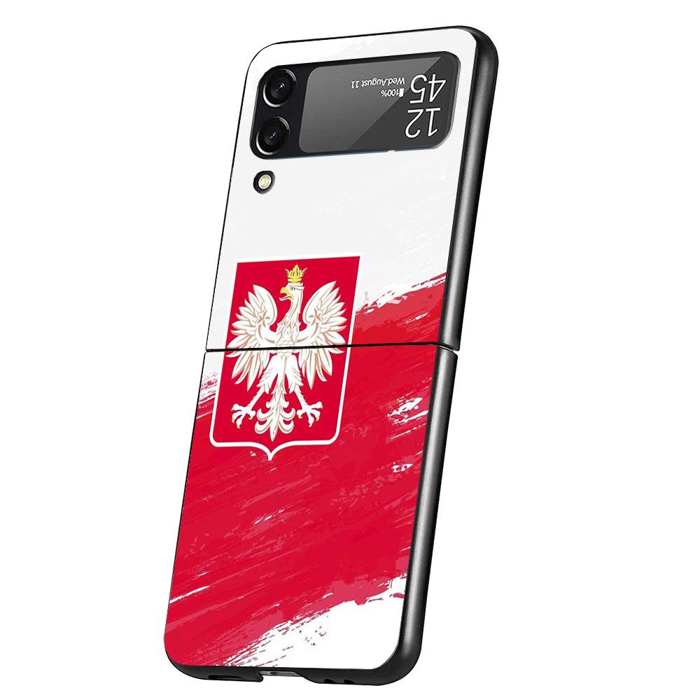 

Poland Flag Phone Case For Samsung Galaxy Z Flip 7 6 5 4 3 5G Cover ZFlip7 ZFlip6 ZFlip4 ZFlip5 ZFlip3 Coque Fundas Galaxy Z Fli Samsung Z Flip 4