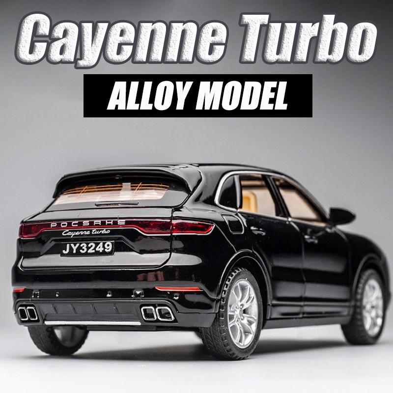 RUM1:32 Scale Porsche Cayenne Alloy Car Model Light & Sound Effect Die Cast Car Model Toys for Boys Toys for Kids Gift for Boys Car for Boys