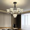 Nordic Crystal Chandelier: Modern Luxury for Living, Dining & Bedroom Spaces