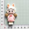 Big Card Rabbit Ear Hat DIY Resin Accessories for Phone Cases, Hair Clips, Refrigerator Stickers, and Ornaments