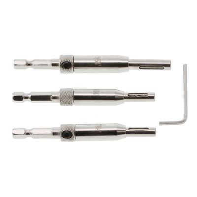 Hinge Drill Bit Pilot Holes 3 Pcs High-speed Steel