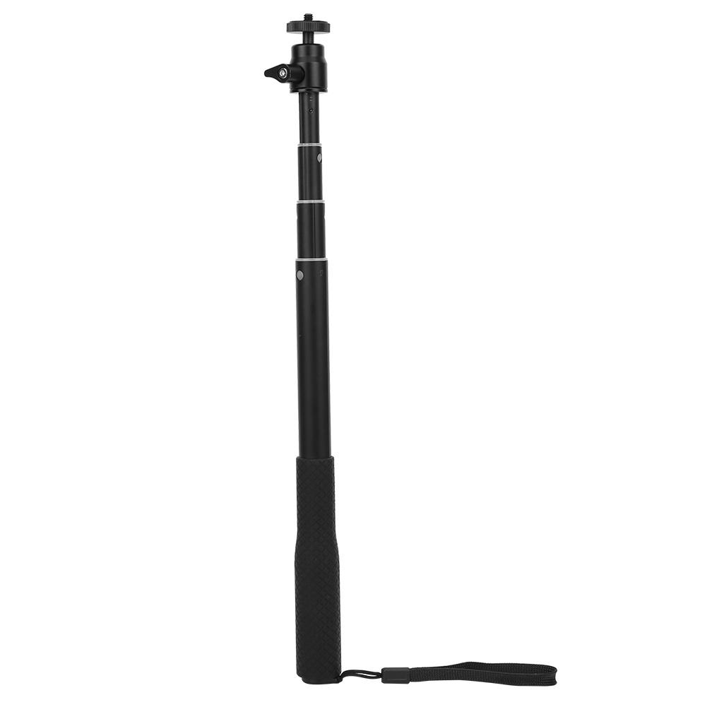 4 Sections Telescopic Selfie Stick with Ballhead for Phone Vlog Video Shooting Live 1 4   Screw Hole