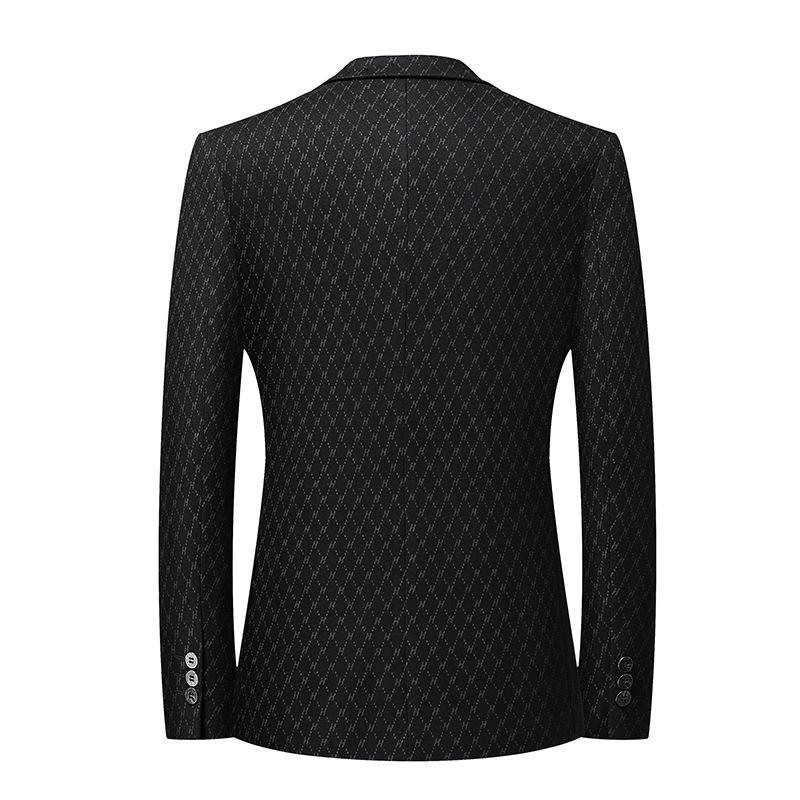 Frühling und Herbst Leichte Luxus Business Single West Mittleren alters und Junge Einfarbig Einreihig Trendy Anzug Jacke