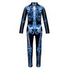 New Halloween Creative Skeleton Digital Printing Children's Performance One-piece Costume