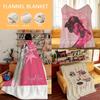 Music C-Chappell R-Roan Throw Flannel Cozy Print Blanket, Portable, Durable Machine Washable Cute Cool