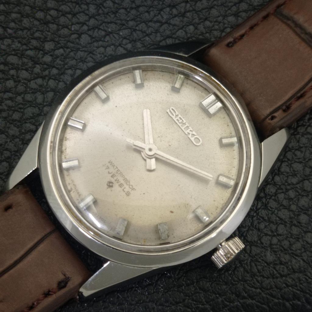 VINTAGE SEIKO HAND-WINDING JAPAN 66B BOY ORIGINAL DIAL WATCH a703906-1 R213g-a703906