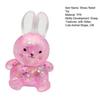 Rabbit Squeeze Toy with Glitter Clear Cartoon Frog Shape Stress Relief Sensory Toy Anxiety Relieving Slow Rising Stress Ball Hand Toy