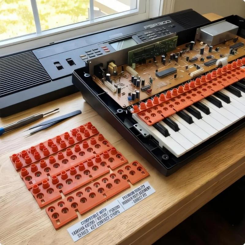 Pack of Professional Silicone Pads Designs for Electronic Keyboard Key Repair Offering Durability Easy Installation