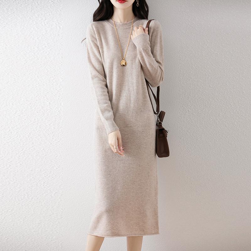 Women Sweater Dress 100% Wool MODERN
