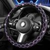 Car Auto Steering Wheel Cover Crystal Sparkle Diamond Anti-slip Protector