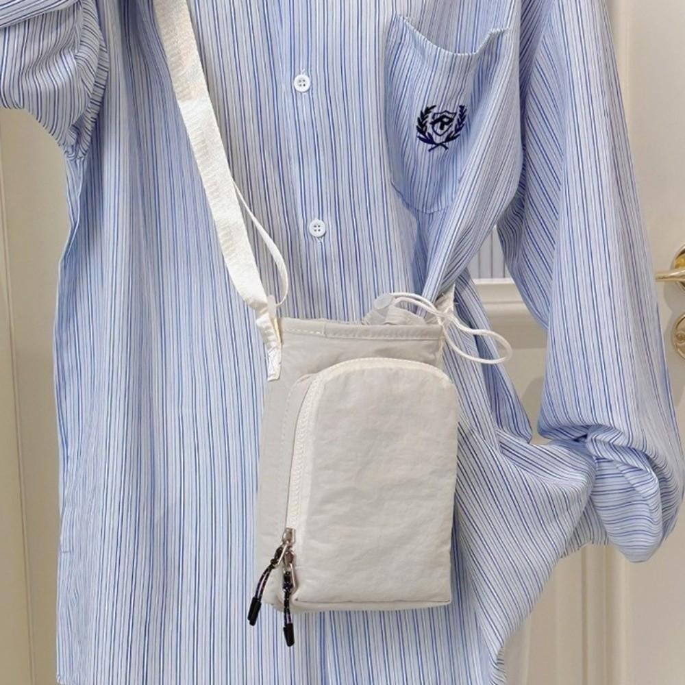 Shoulder Strap Water Bottle Carrier Bag Nylon Material Quick Drying Water Bottle Holder Large Opening Adjustable Strap
