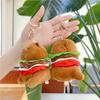 Capybara Hamburger Plüschtier Niedliche Anime Flauschige Puppe Weiches Simulations-Weihnachtsgeschenk für Kinder Mädchen