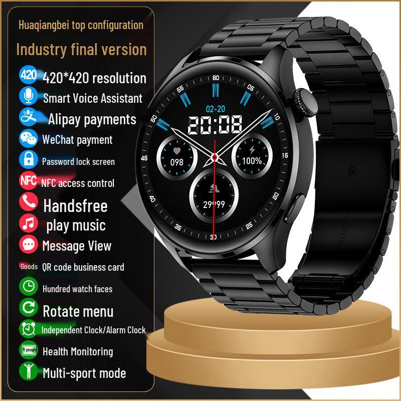Watch4 Smartwatch: Call-Ready, New Vi/Vo Compatible, Bluetooth Multi-Function