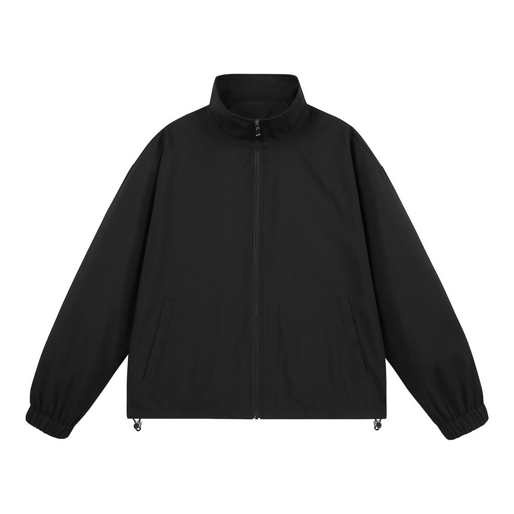 New Jacket Men's Stand-up Collar Loose Casual American Trendy Basic Trendy Top