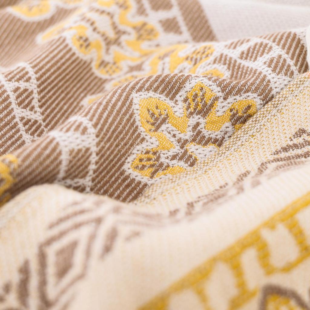 Europe Flower Cotton Towel Blanket, Bedspread With Tassel, For Sofa Beds, High Quality, New, 200*230, 150*200 Cm