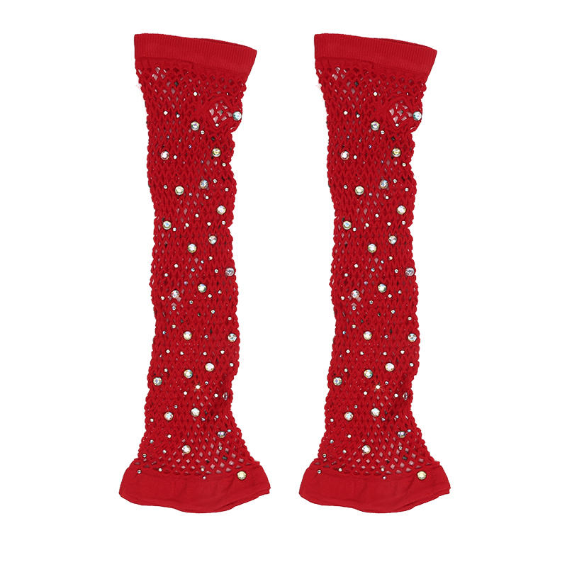 Mesh Gloves Fingerless Fishnet Gloves Mittens Sheer Wear Fancy Dress For Womens Sexy Girls Punk Goth Dance Glove