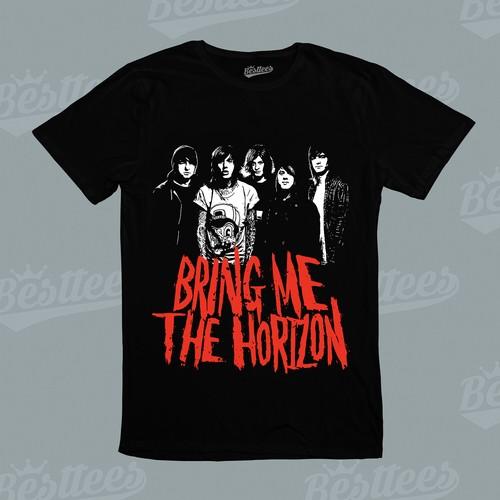 Bring Me The Horizon Heavy Metal Deathcore POP Rock Music Cool Band Tee T-shirt S разноцветный