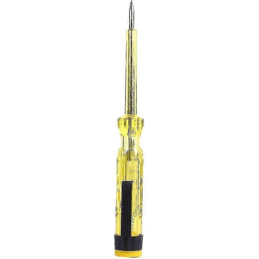Automotive Circuit Tester, Test Light Probe With Indicator Light And Extended Spring Wire, Dc 6v 12v 24v Light Bulb Voltage Test Pen(yellow)