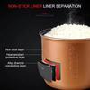 Multifuntional 12V/24V Electric Rice Cooker Fast Heating Food Warmers Easy Cleaning Suitable for Car and Home Use