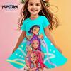 Kpop Demon Hunters Girls Toddler Dress Summer Kids Cartoon Anime Princess Beach Outfit Casual Nightgown