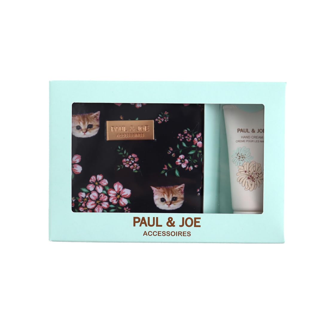 

PAUL & JOE ACCESSOIRES Pouch & Hand Cream Set (Packaged) Chrysanthemum 001214 (Blue)