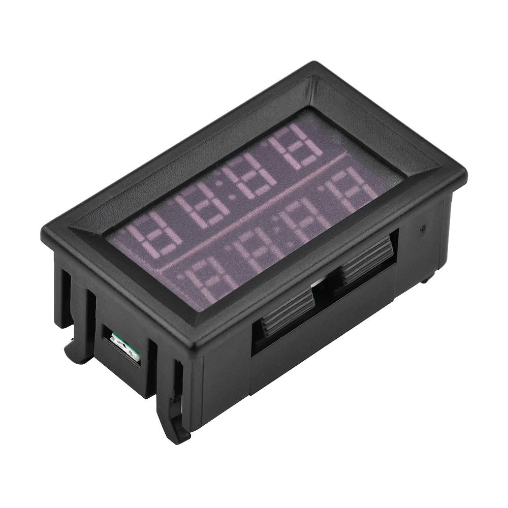 DC100V/200V 50A/100A Digitales Voltmeter Amperemeter 4 Stellen 0,28" Dual-LED Ampere Volt Spannung Strom Messgerät Detektor Tester mit Shunts