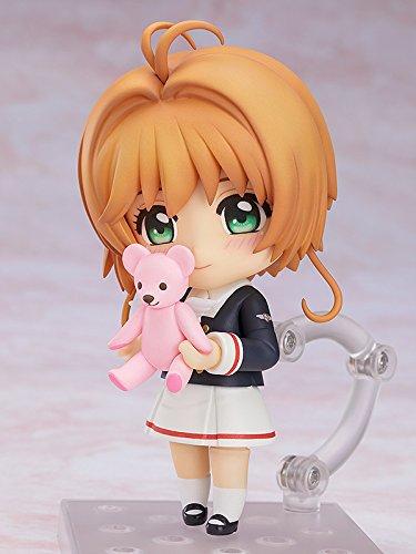 Good Smile Company SMILE Nendoroid Cardcaptor Sakura Clear Card Edition Sakura Kinomoto Tomoeda Junior High School Uniform Plastic Painted Movable