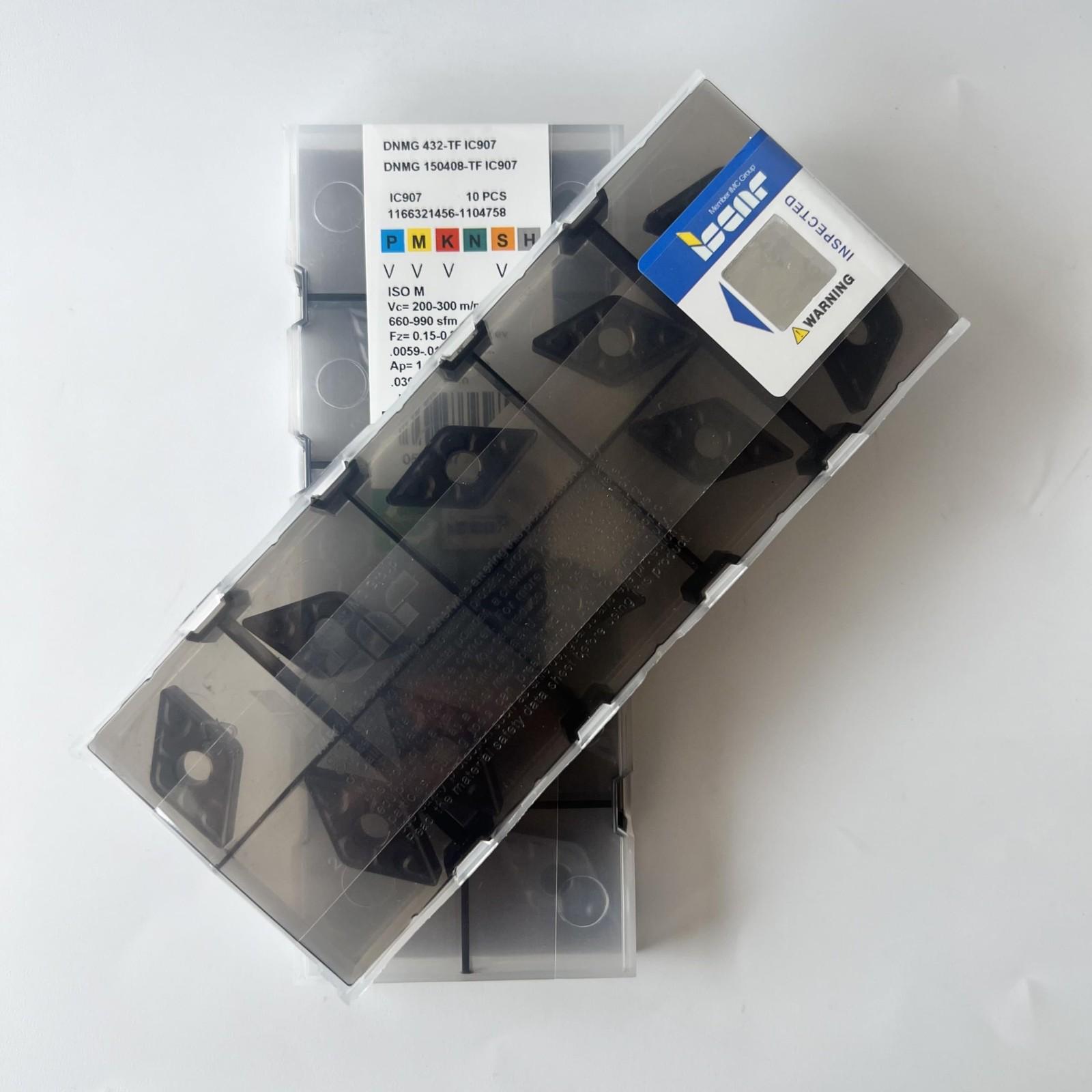 

ISCAR / DNMG150408-TF IC907 / Industrial indexable carbide inserts 10 Pcs
