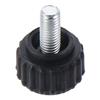8Pcs M5 Knurled Thumb Screws Black Thread Length Screw Grip Thumb Screw Clamping Knobs  Furniture