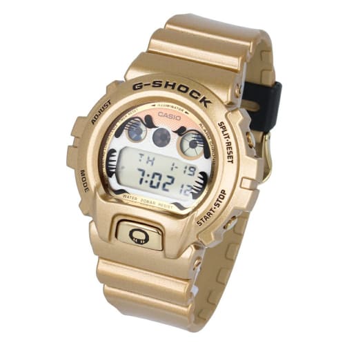 

Casio G-Shock 6900 Series Daruma Daruma Men s Digital Watch, Gold and Orange, DW-6900GDA-9
