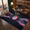 Tappeto in Cristallo di Velluto Personalizzato Bayern Monaco, Stampa Testo Nome Personalizzato, Logo Calcio Morbido Antiscivolo Tappetino per Pavimento Decorazione Casa Regalo