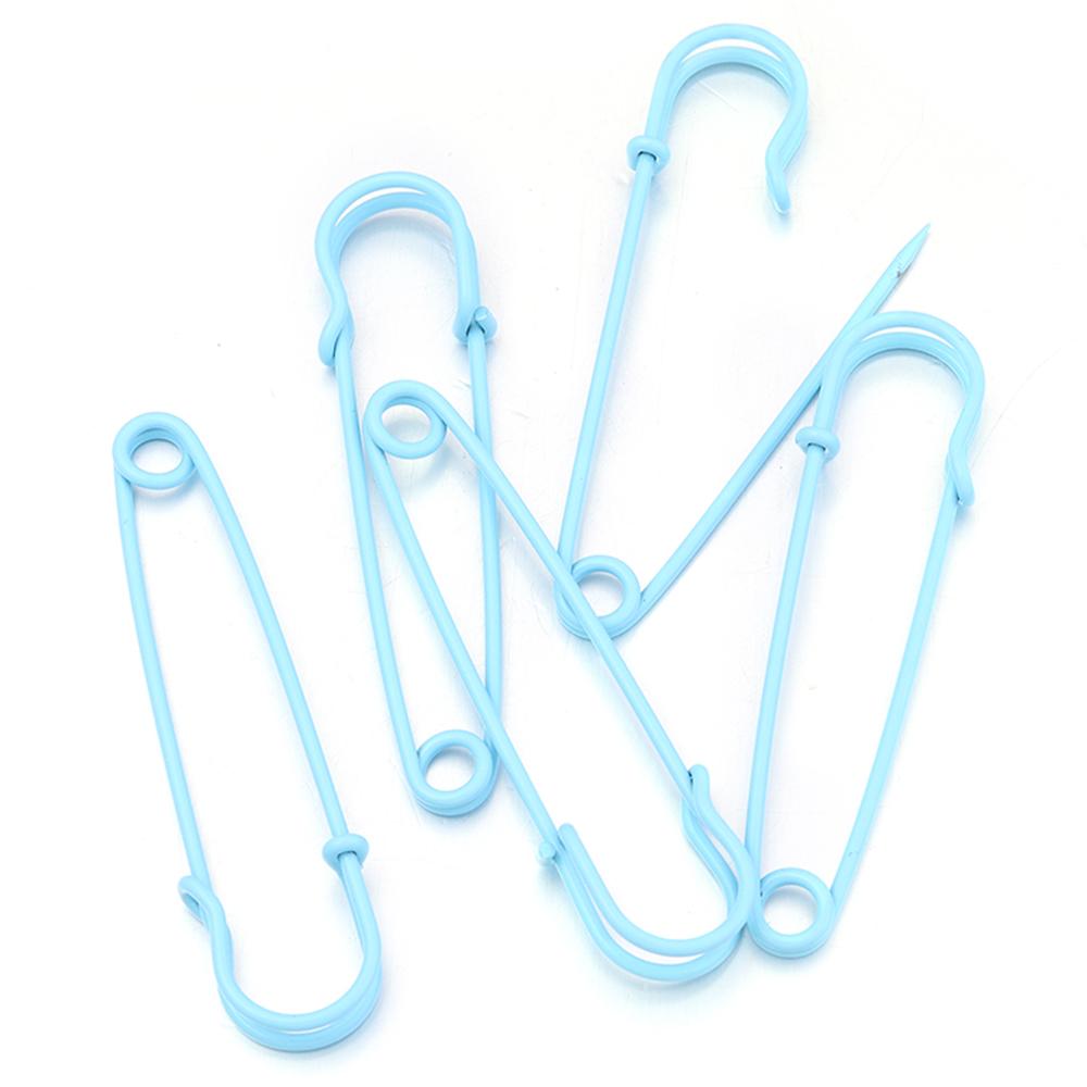 10pcs/lot Bright Color Safety Pins Metal Iron Brooch Pins Base Setting For Jewelry Making DIY Crafts Brooch Decoration Supplies
