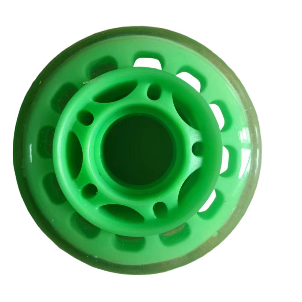 Ruidongle 64 70Mm Wear Resistant Inline Skate Wheels for Children Kick Scooters Polyurethane Flashing Replacement Wheel