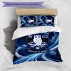 Sheffield Wednesday Football Printed 3 Pieces Bedding Set, Comfortable Skin Friendly Bedroom Duvet Cover Set