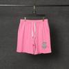 Casablanca Mens Cotton Shorts Streetwear Loose Fit Short Pants With Stretch