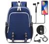 Mochila escolar de gran capacidad con correa para el hombro; set de tres piezas para estuche de lápices de estudiante
