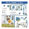 ETACCU Dog Rope Toys, Set of 8, Dog Toys, Chewing Toys, Cotton, Stress Relief, Strong, Durable, Clean, Teeth Brushing, String Toys, Suitable for