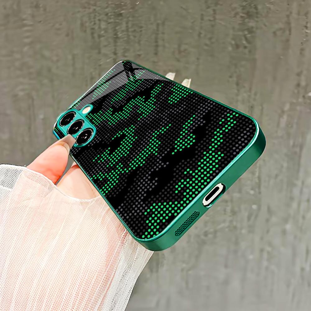 PhoneCase Atmosphere Simplicity High-end Electroplating Glass PhoneCase for Samsung Galaxy S26 S25 S24 S23 S22 S21 FE Ultra Plus