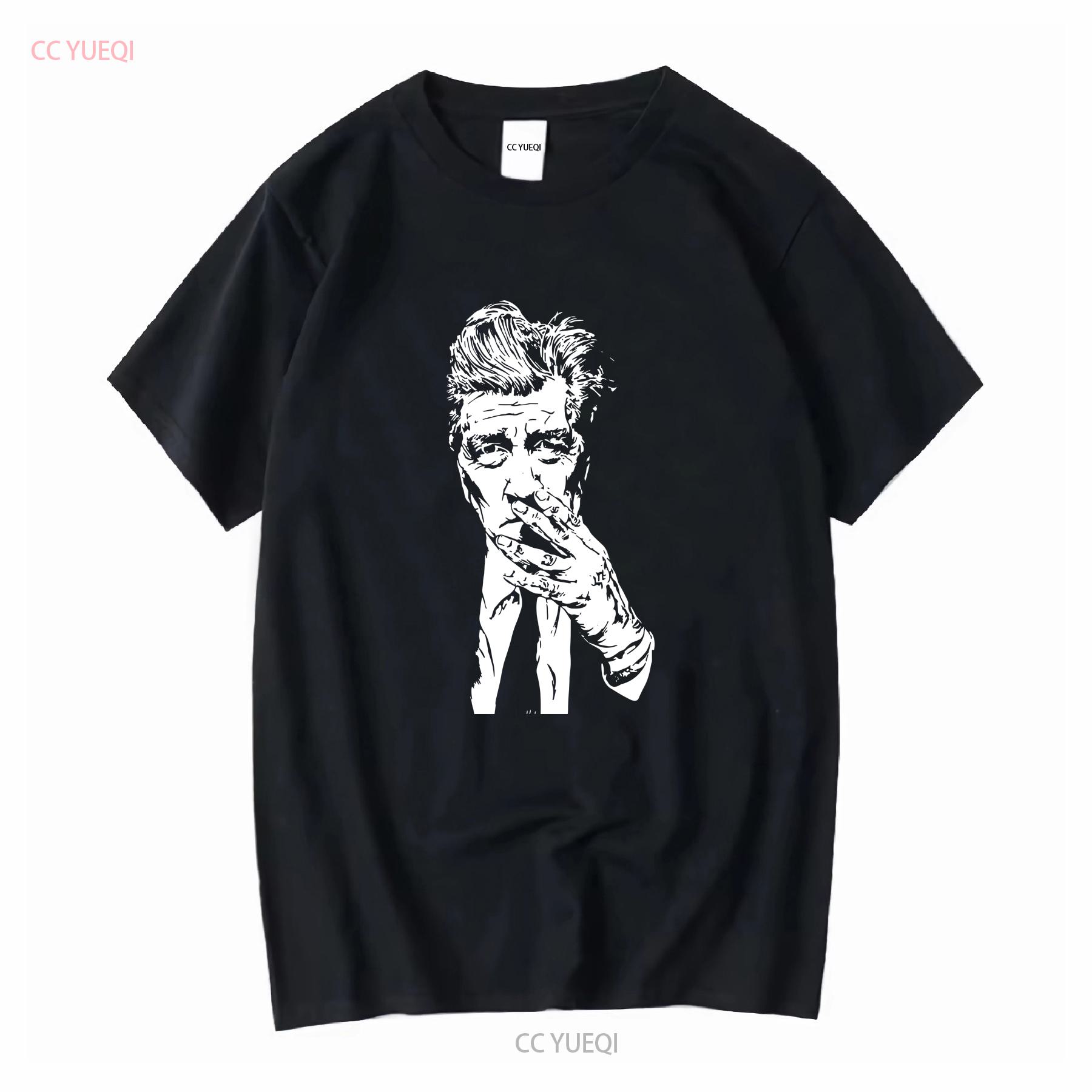 

David Lynch Design T Shirt Twin Peaks Blue Velvet Movie vintage Washed Soft fashion streetwear Breathable homme vintage Washed 4XL