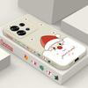 Cute Santa Claus Printed Lanyard Phone Case For Xiaomi Redmi Note 14 13 12 Pro Note 13 14 Pro Plus 5G 13 13C 4G 11 10 Pro Soft Silicone Cover
