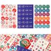 Self Adhesive Xmas Ornament Advent Calendar Number Christmas Label Packaging Labels Paper Sticker