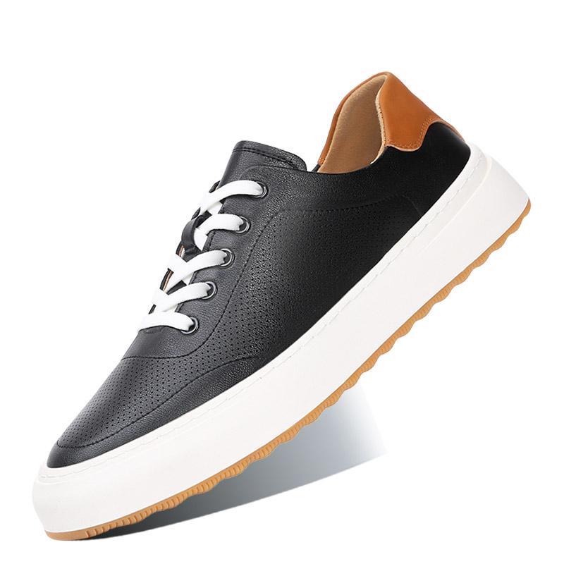 Italian Mens Summer Casual Shoes High Quality Breathable Sneakers Copfy Thick Soles Designer Oxford Shoes Men Running Sport Shoe