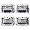 4Pcs Security Lock Butterfly Twist Lock Buckle Spring Loaded Air Box Lock Flight Case Lock  Cabinet