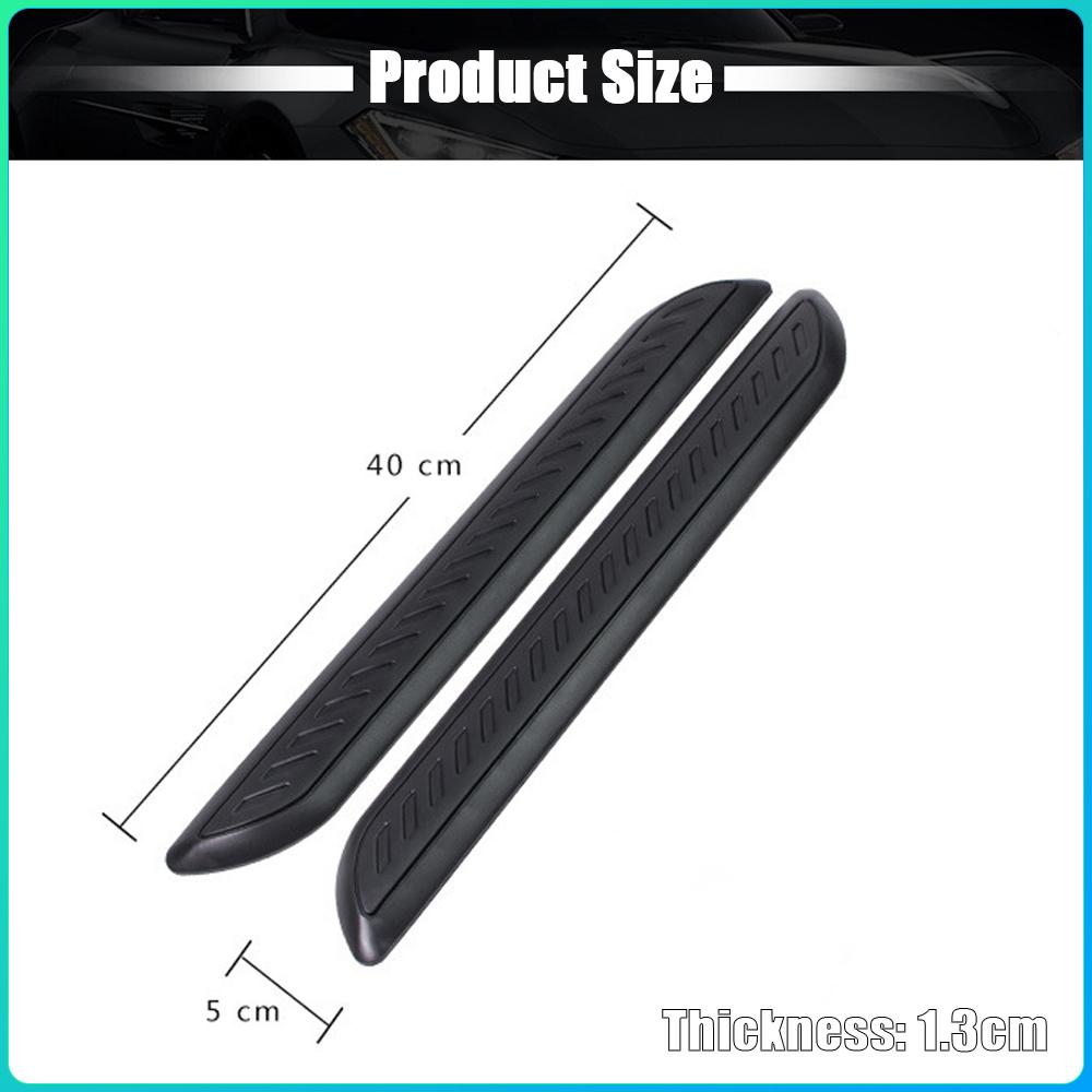 Universal Rubber Auto Bumper Protector Bar Styling Car Door Anti Scratch Protector Strip Rearview Mirror Anti-collision Stickers