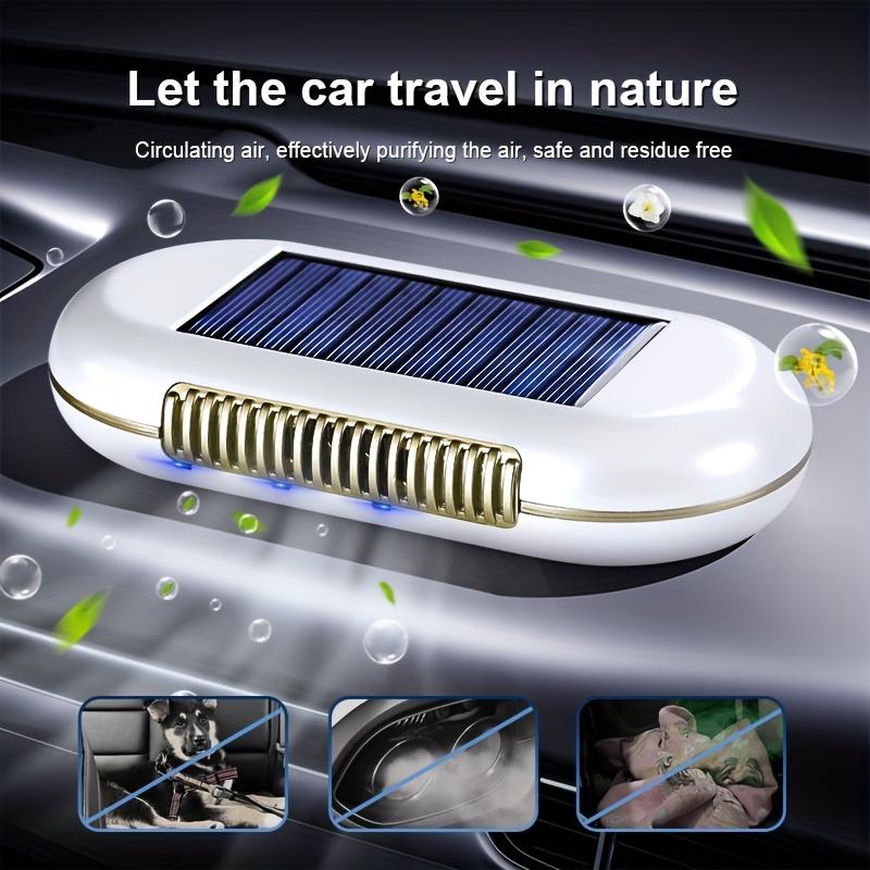 Solar Powered Car Air Purifier with Automatic Operation Parking Start Solar Charging Long Battery Life